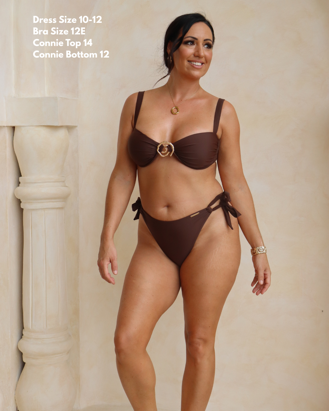 CONNIE Top - Chocolate Brown