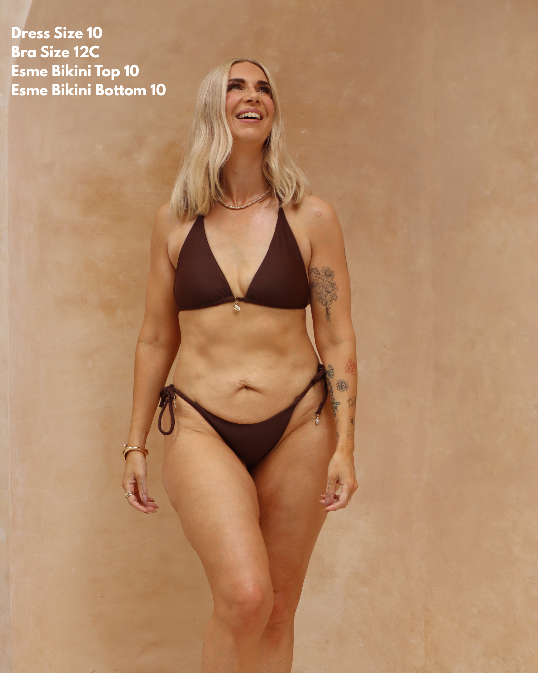 ESME Bottoms Braided Straps - Chocolate Brown