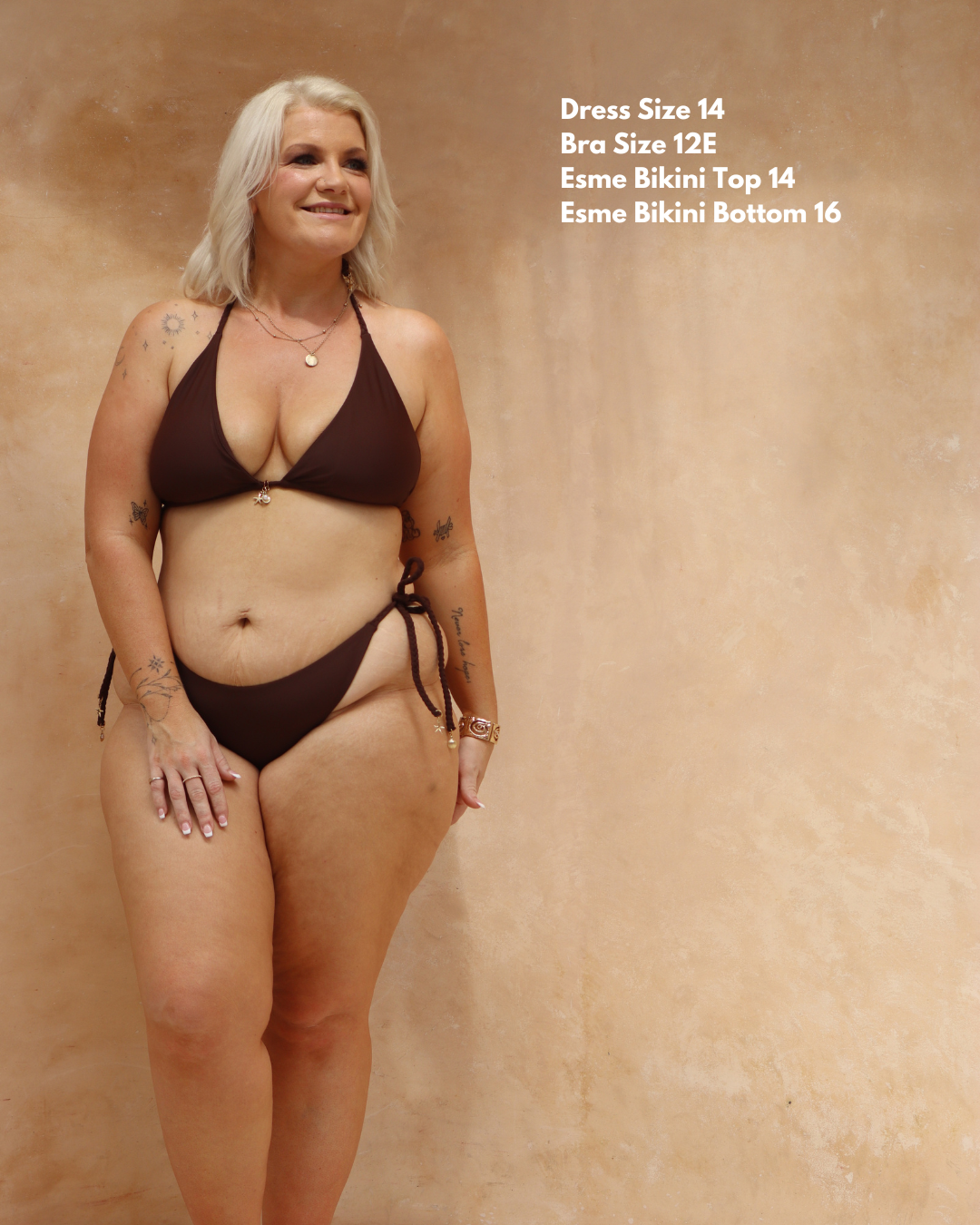 ESME Bottoms Braided Straps - Chocolate Brown