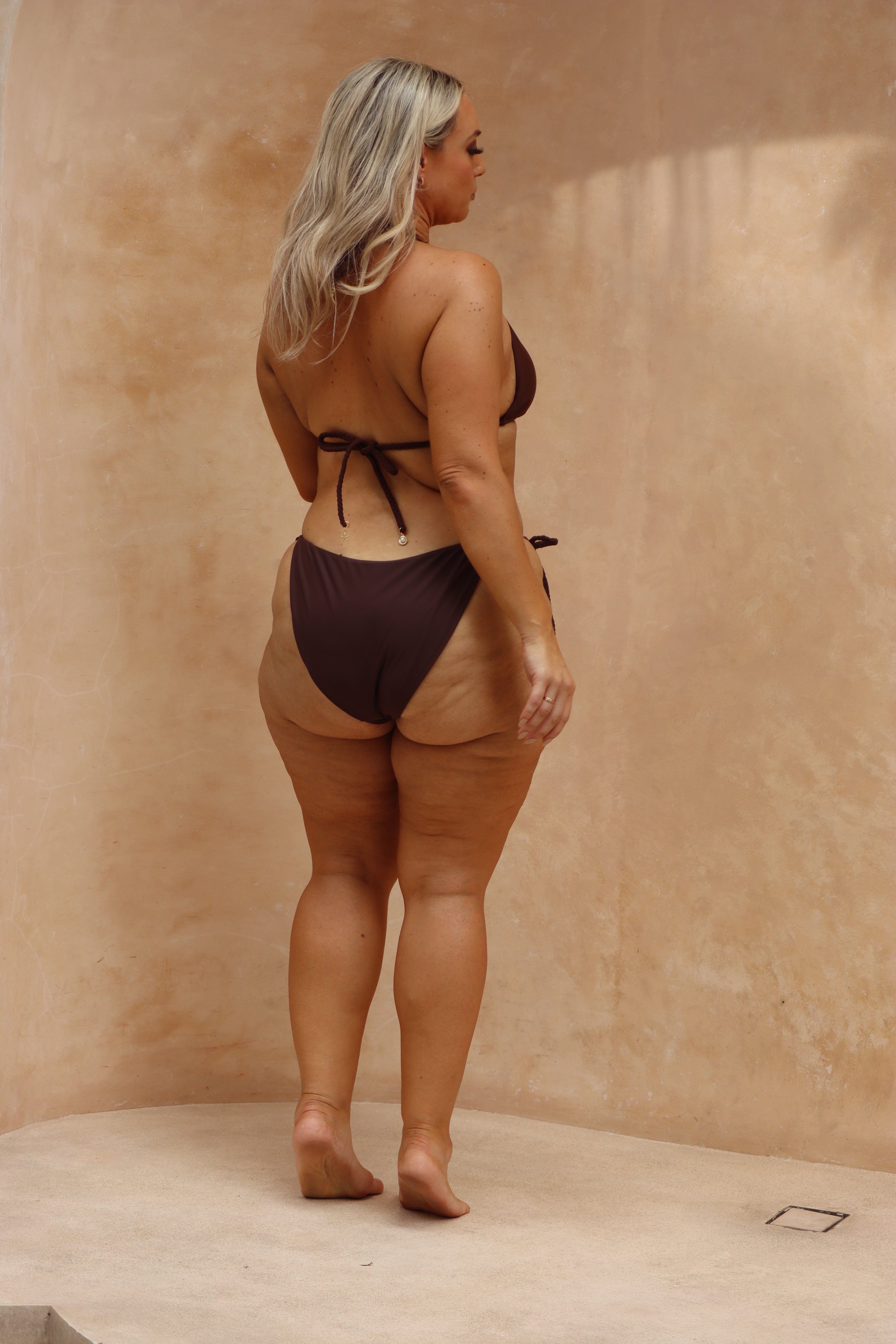 ESME Bottoms Braided Straps - Chocolate Brown