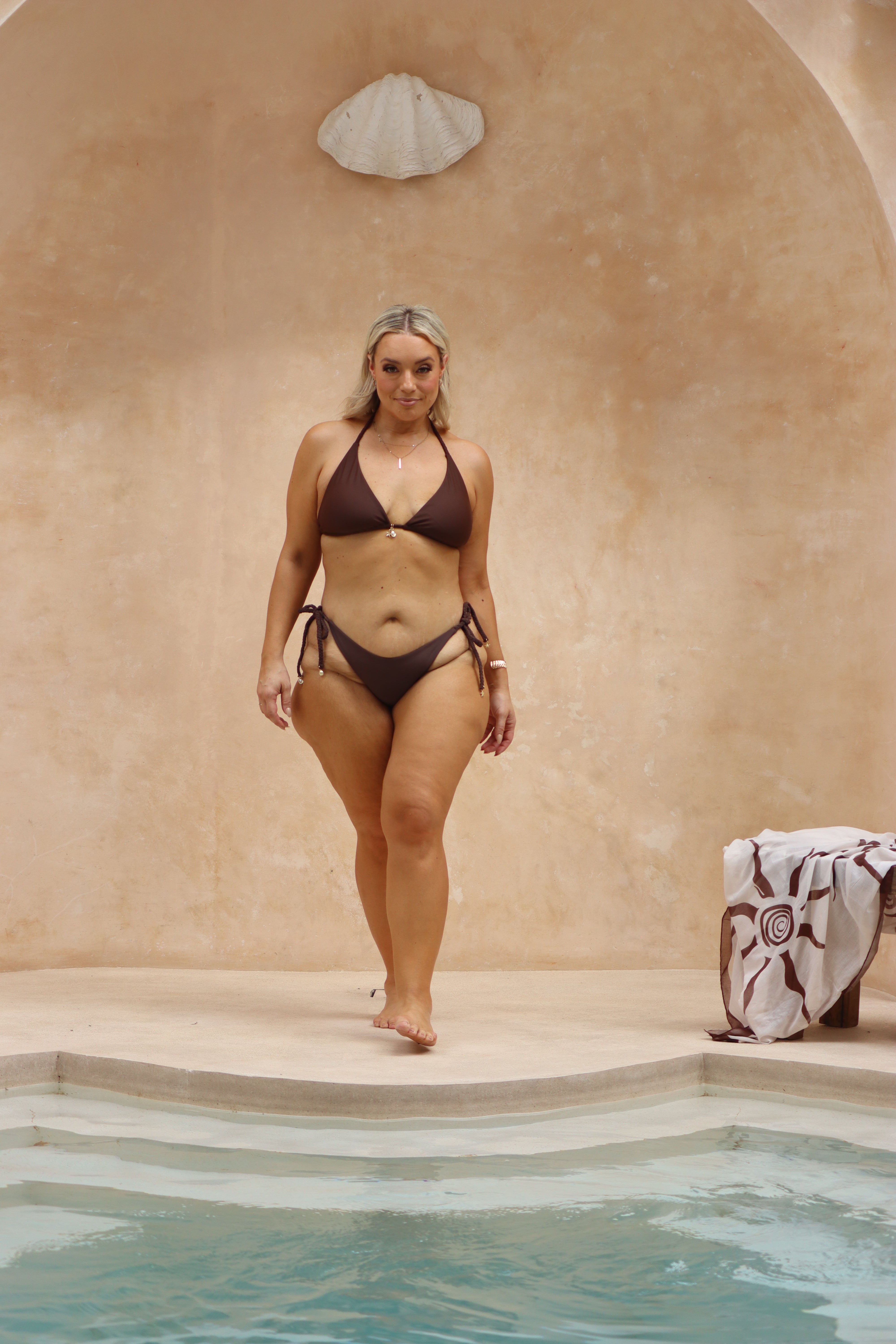 ESME Bottoms Braided Straps - Chocolate Brown