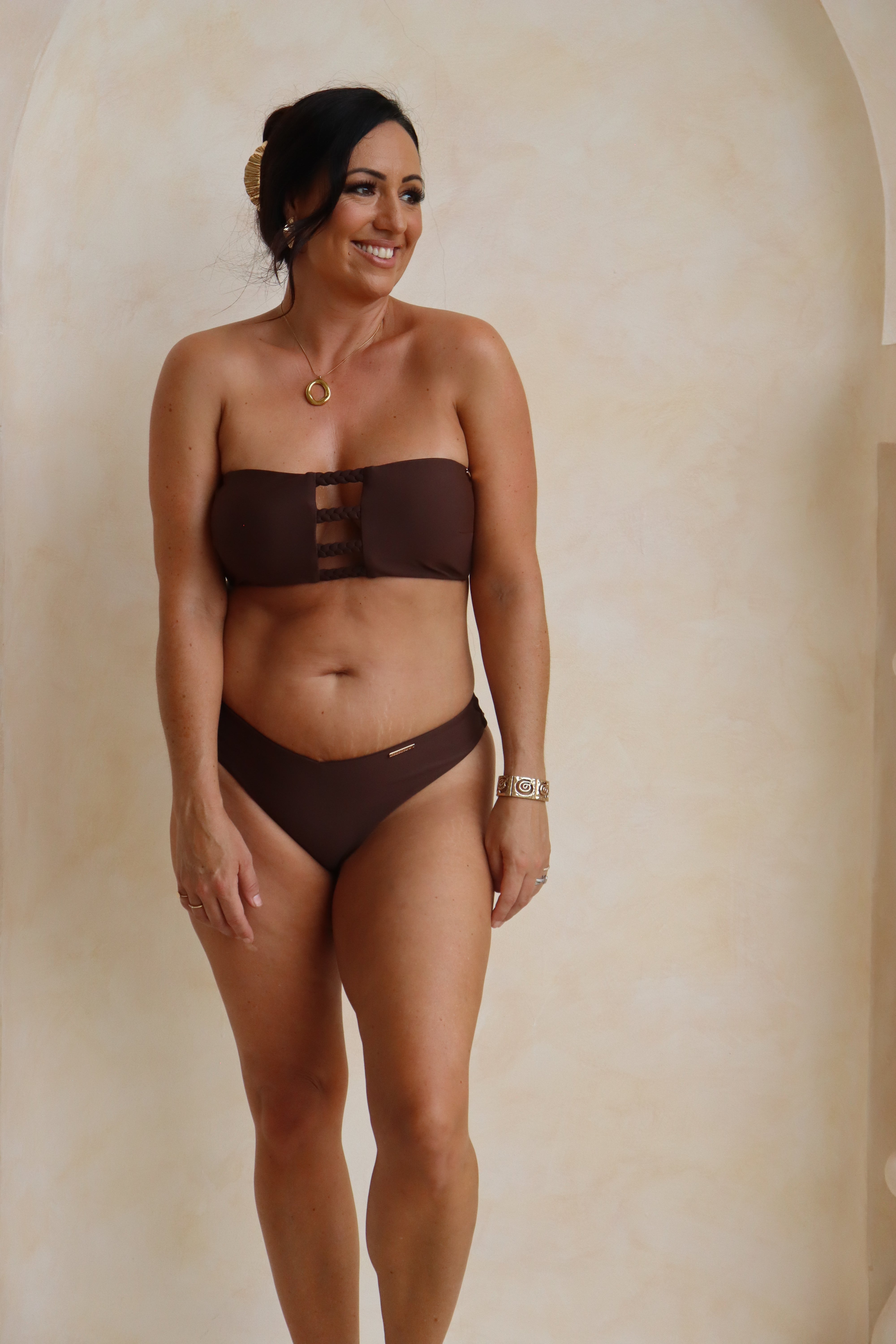 PHOEBE Bottoms - Cheeky Cut- Chocolate Brown