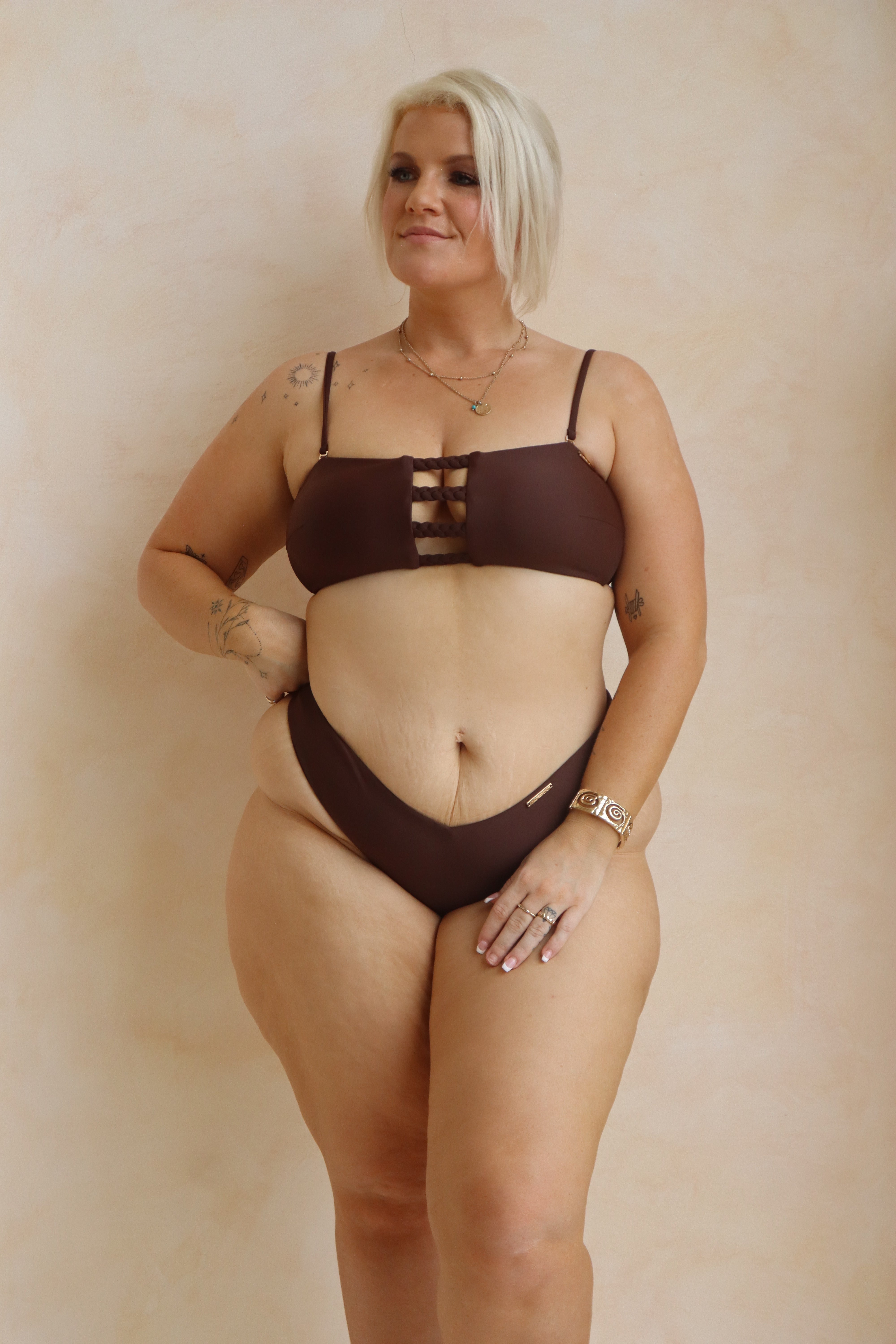 PHOEBE Bottoms - Cheeky Cut- Chocolate Brown