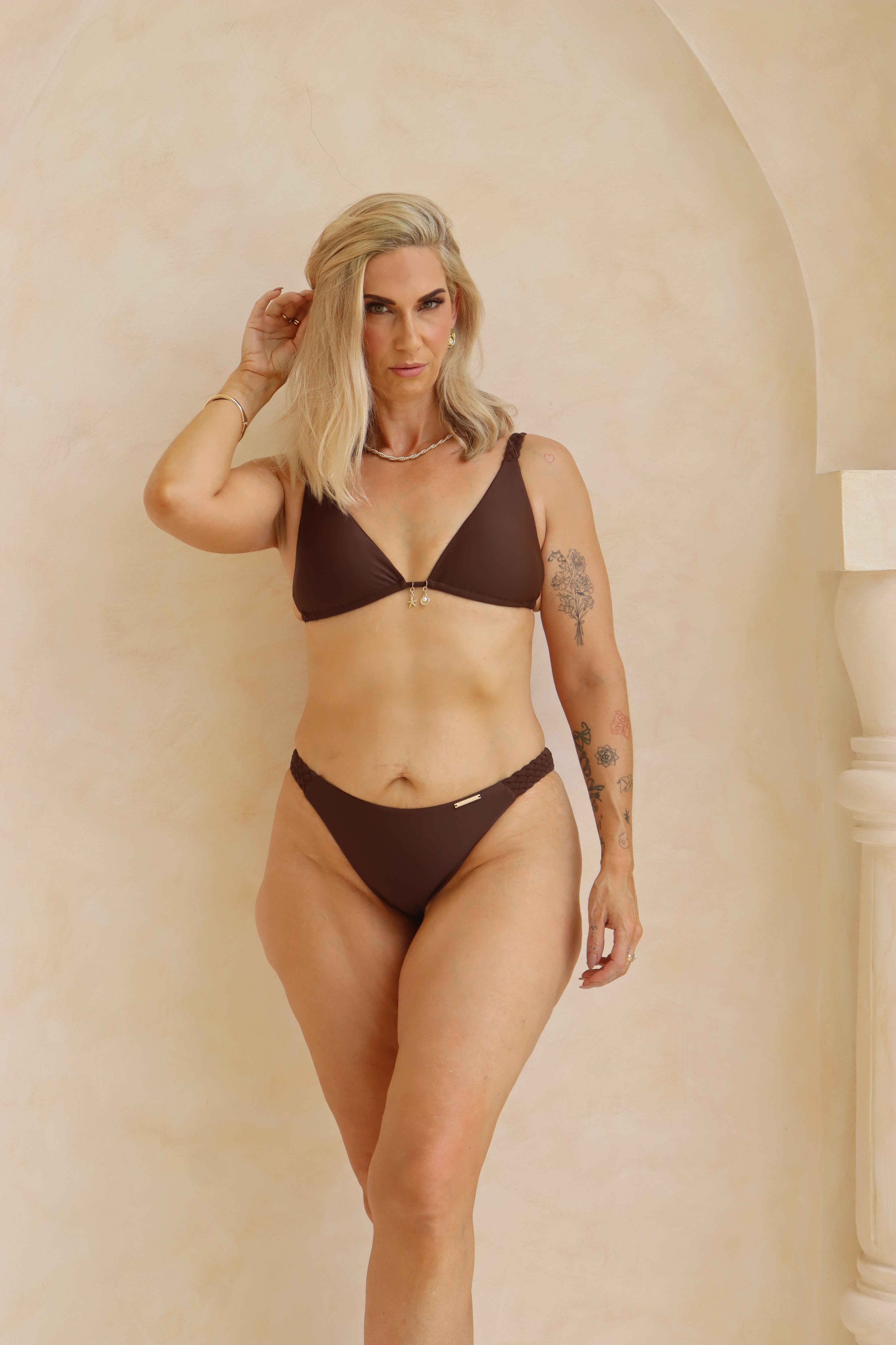 Poppy Top - Chocolate Brown