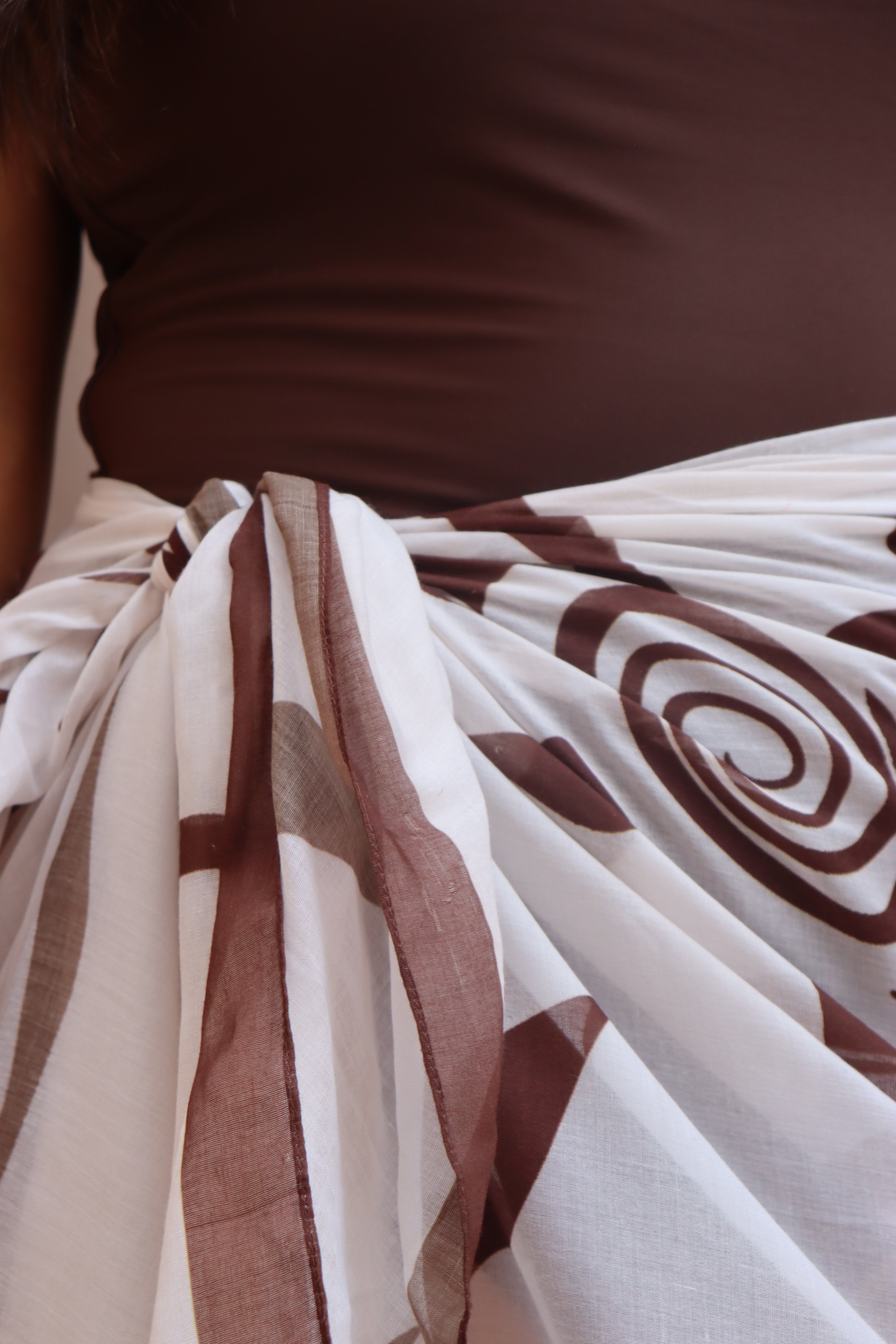 Sarong - Chocolate Brown