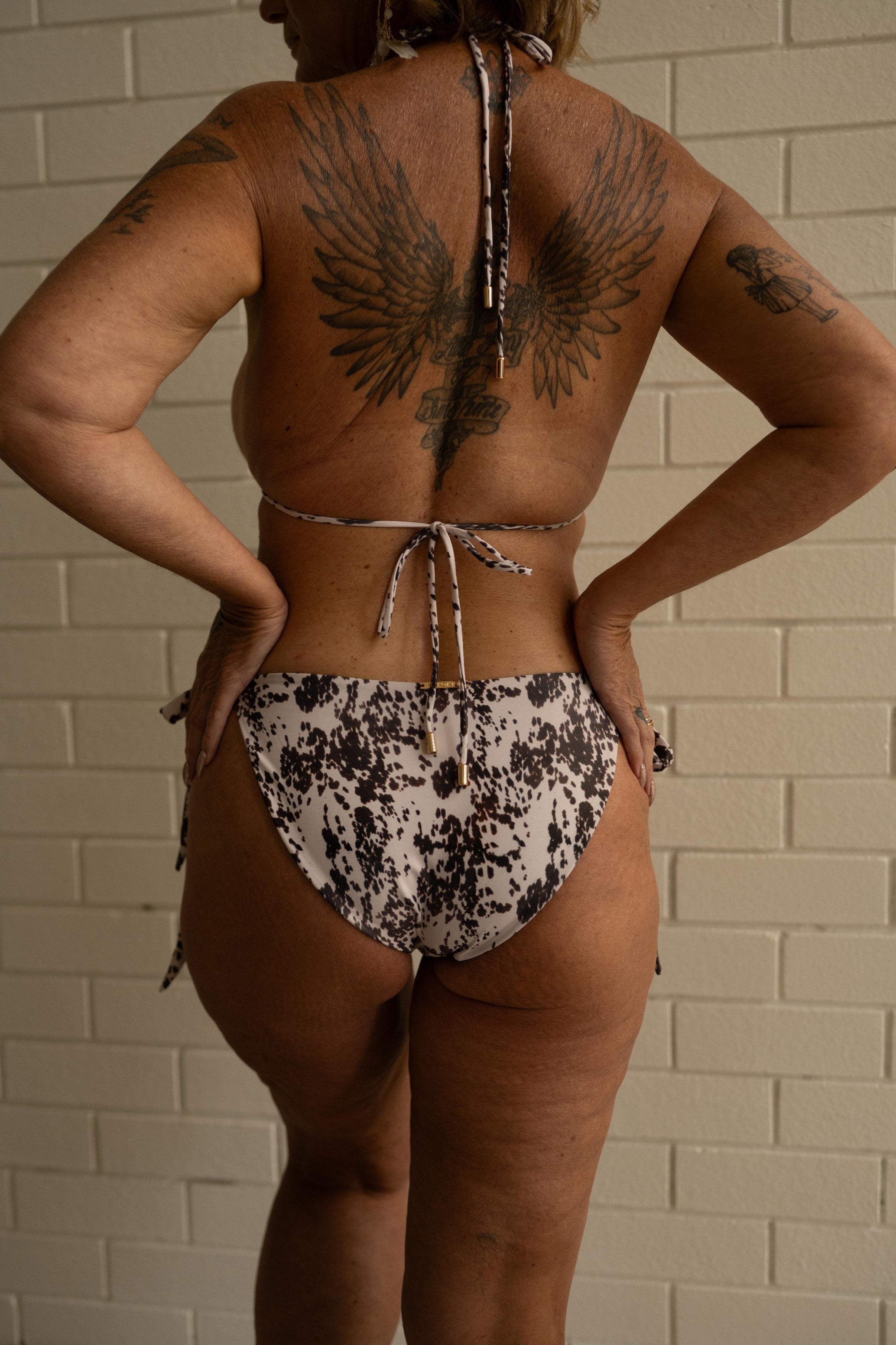 ESME Bottoms - String Bikini - Wild West Print