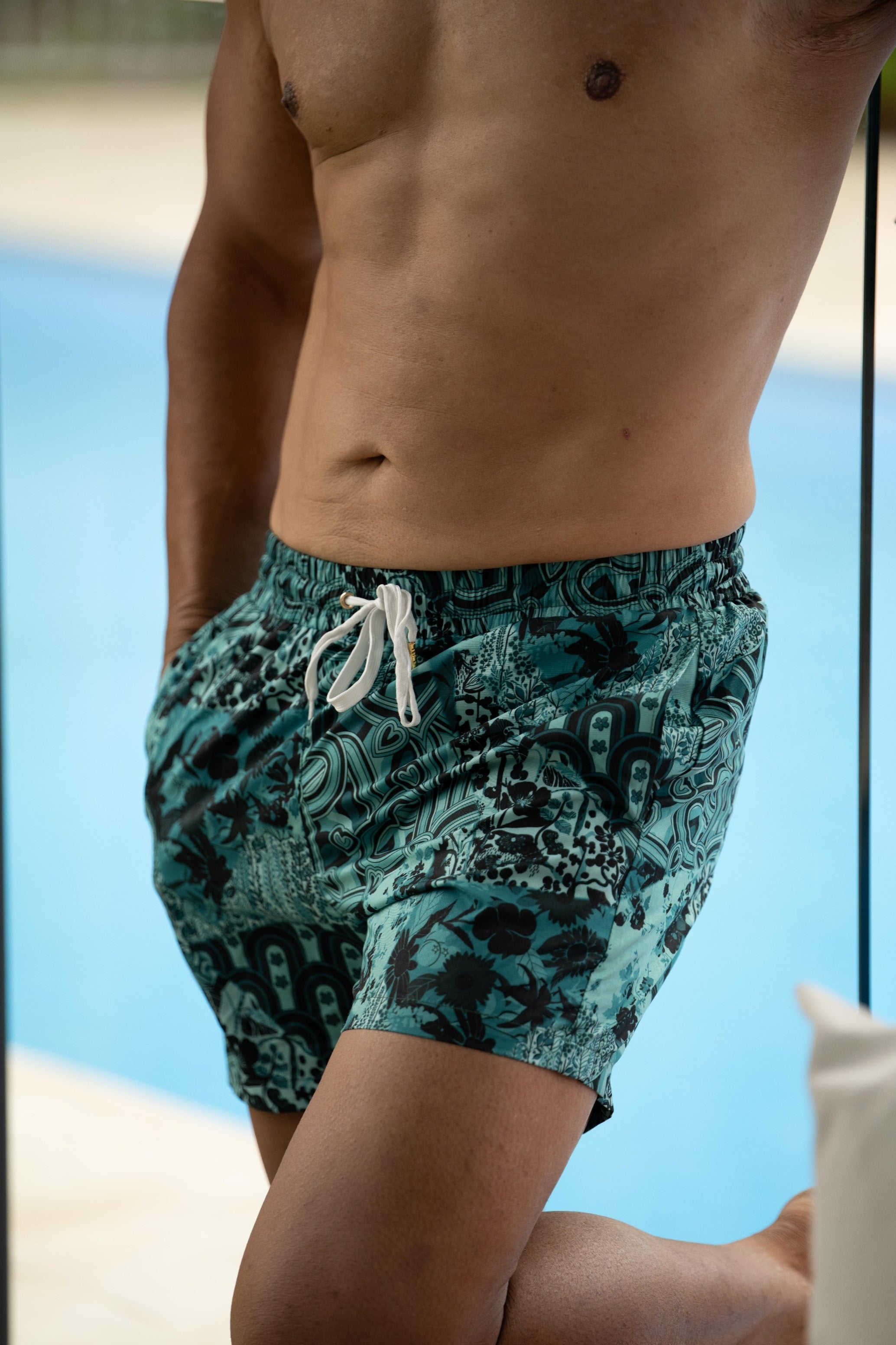 KOKONUTS Men's Swim Short - Calypso Print