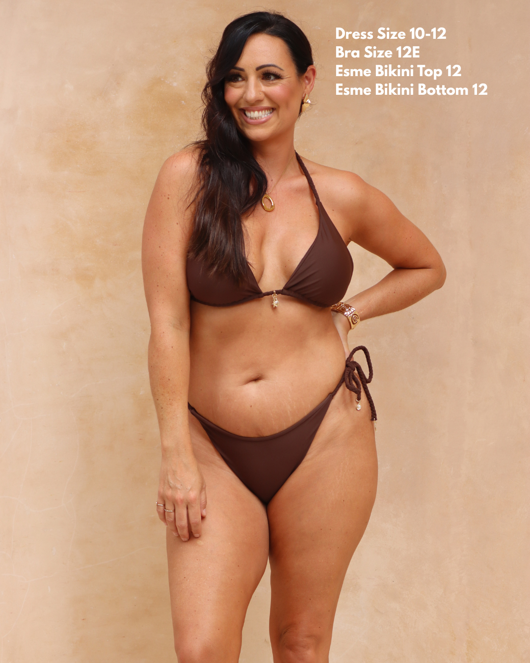 ESME Top Braided Straps - Chocolate Brown