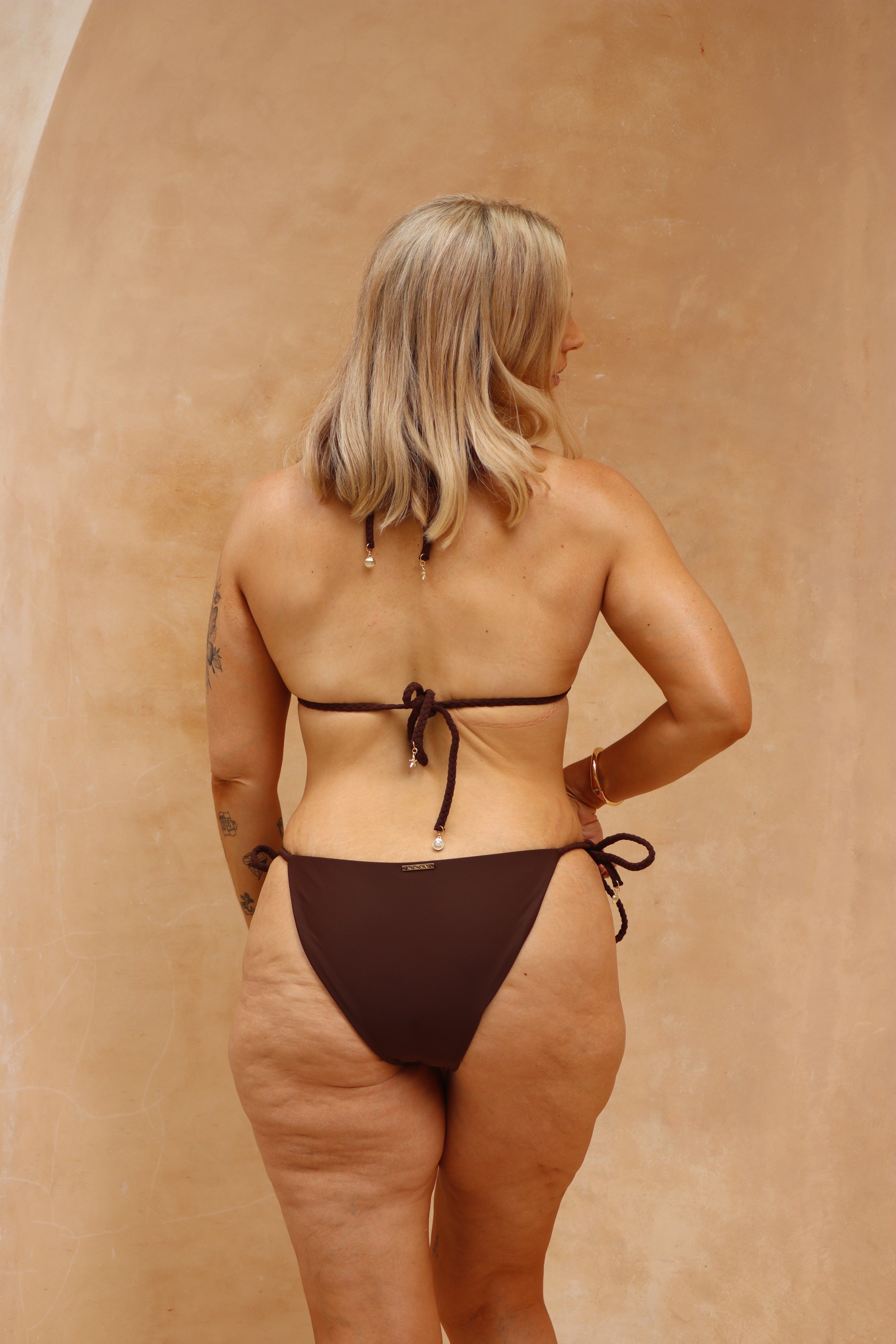 ESME Top Braided Straps - Chocolate Brown