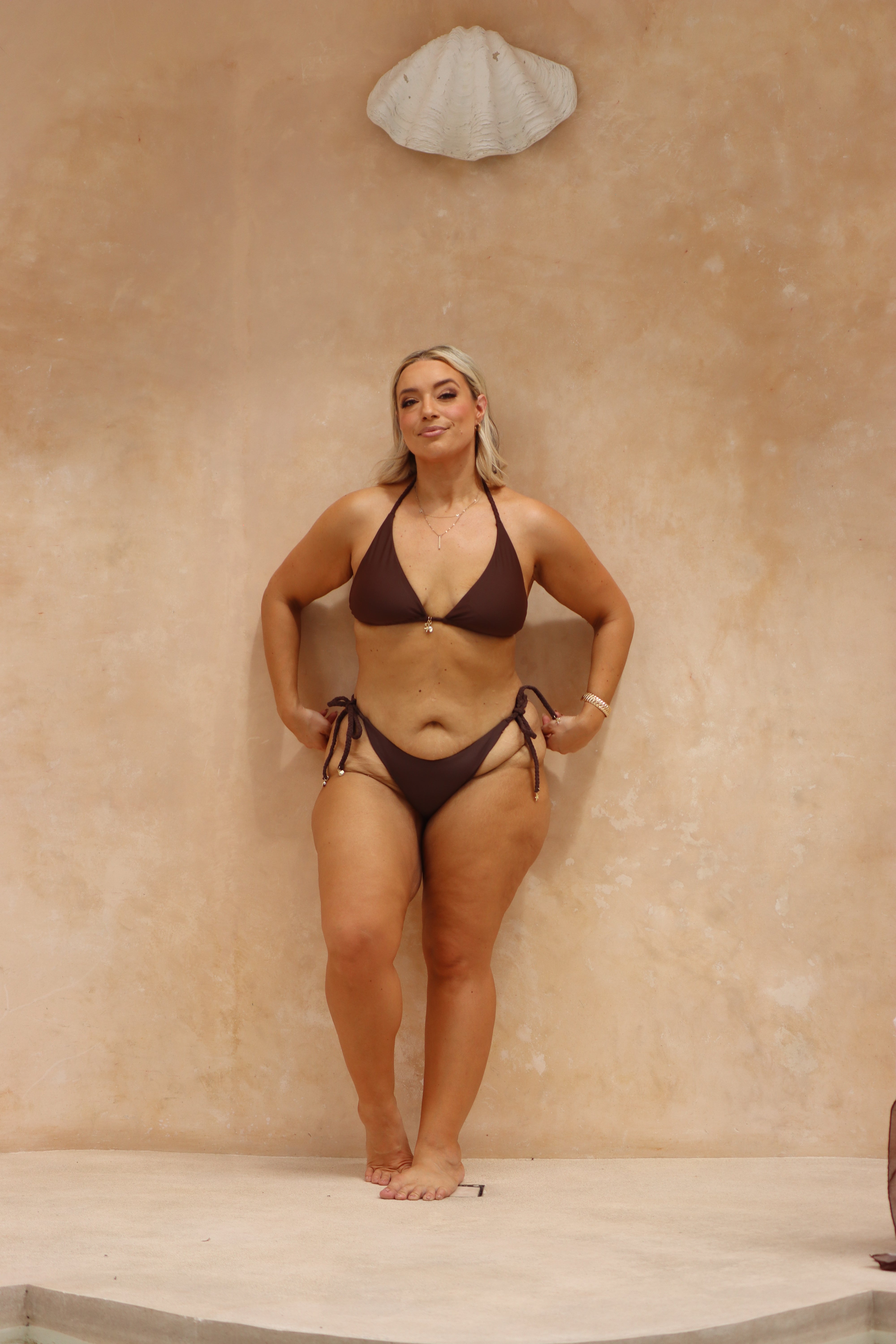 ESME Top Braided Straps - Chocolate Brown