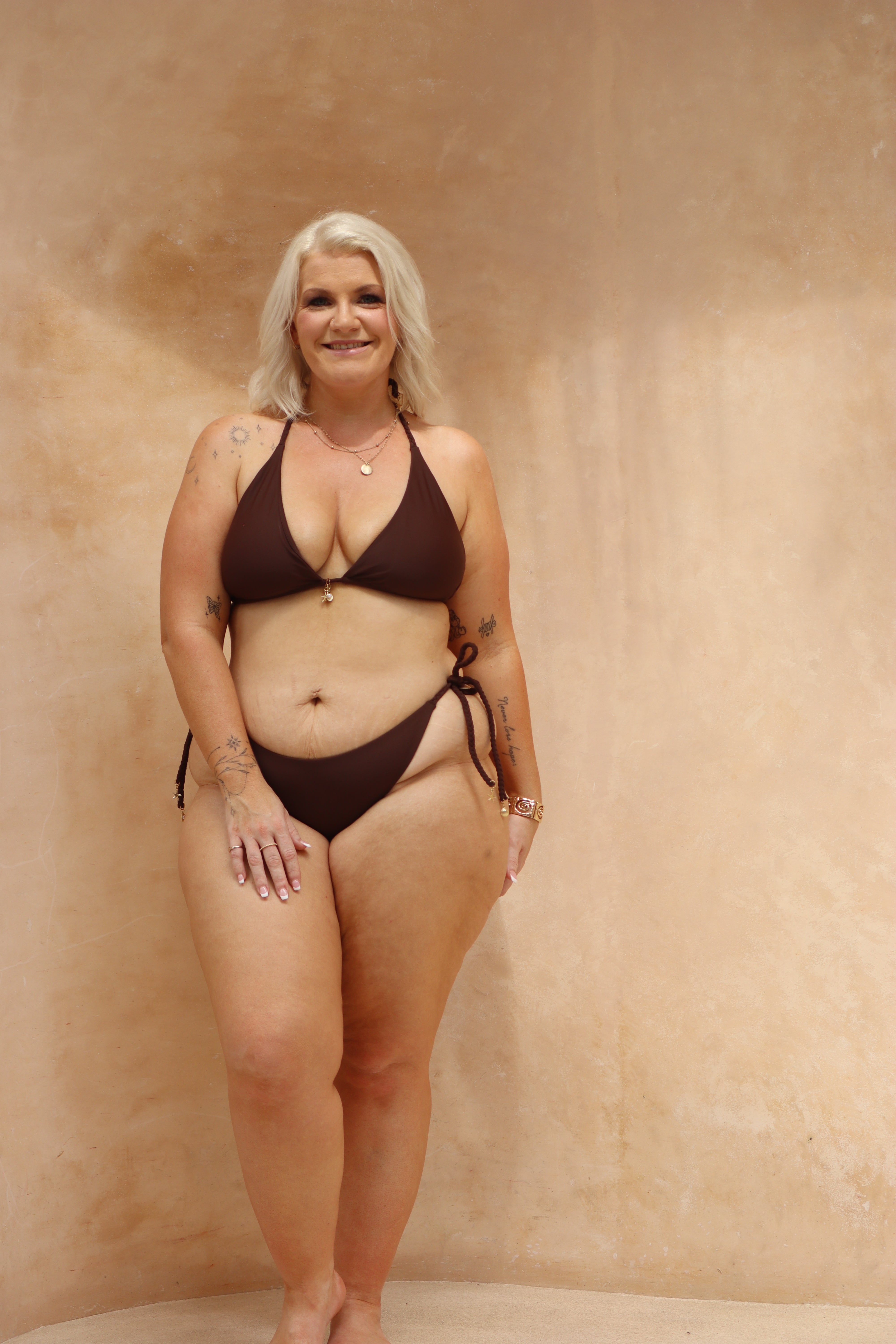 ESME Top Braided Straps - Chocolate Brown