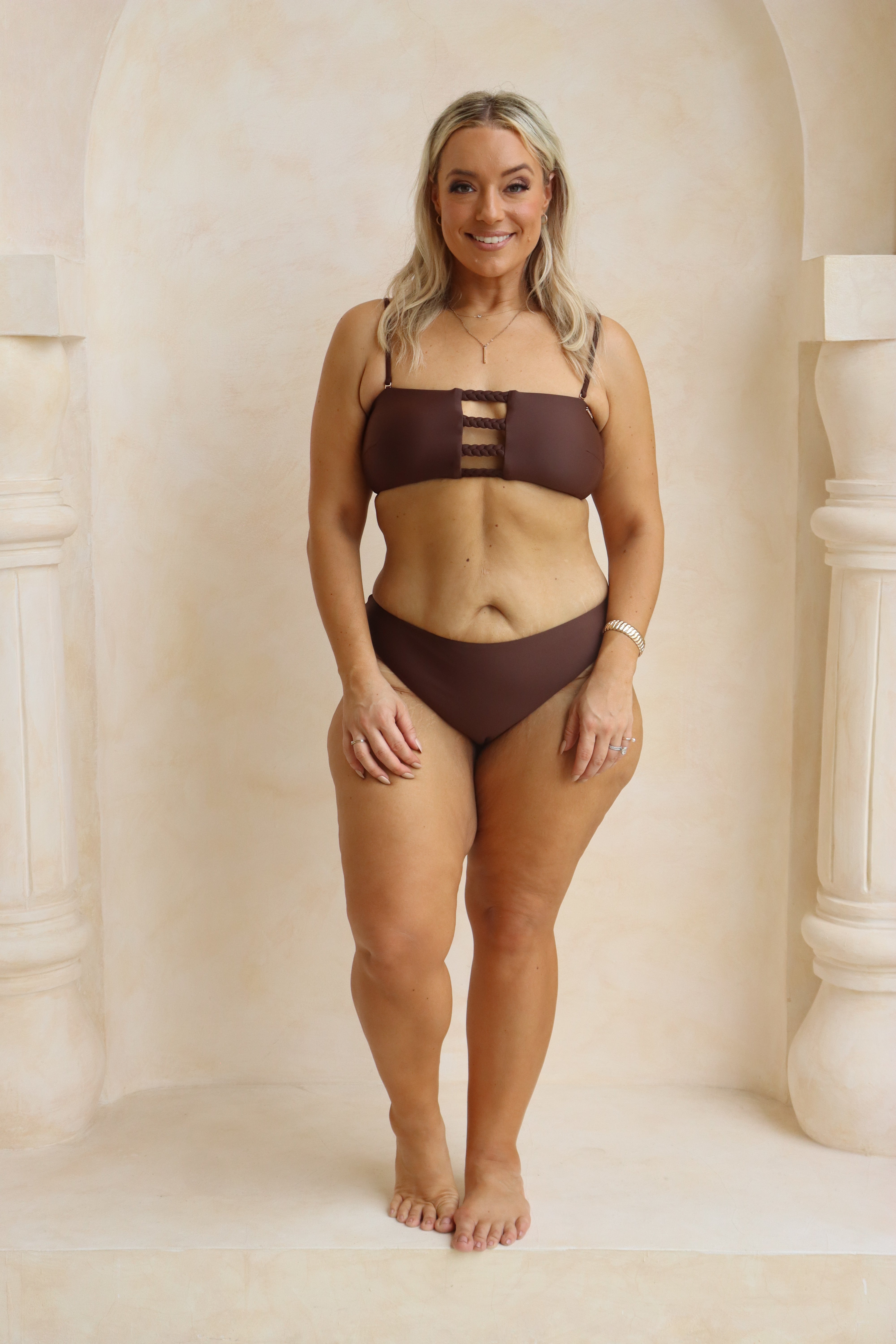 DOLLY Top - Chocolate Brown