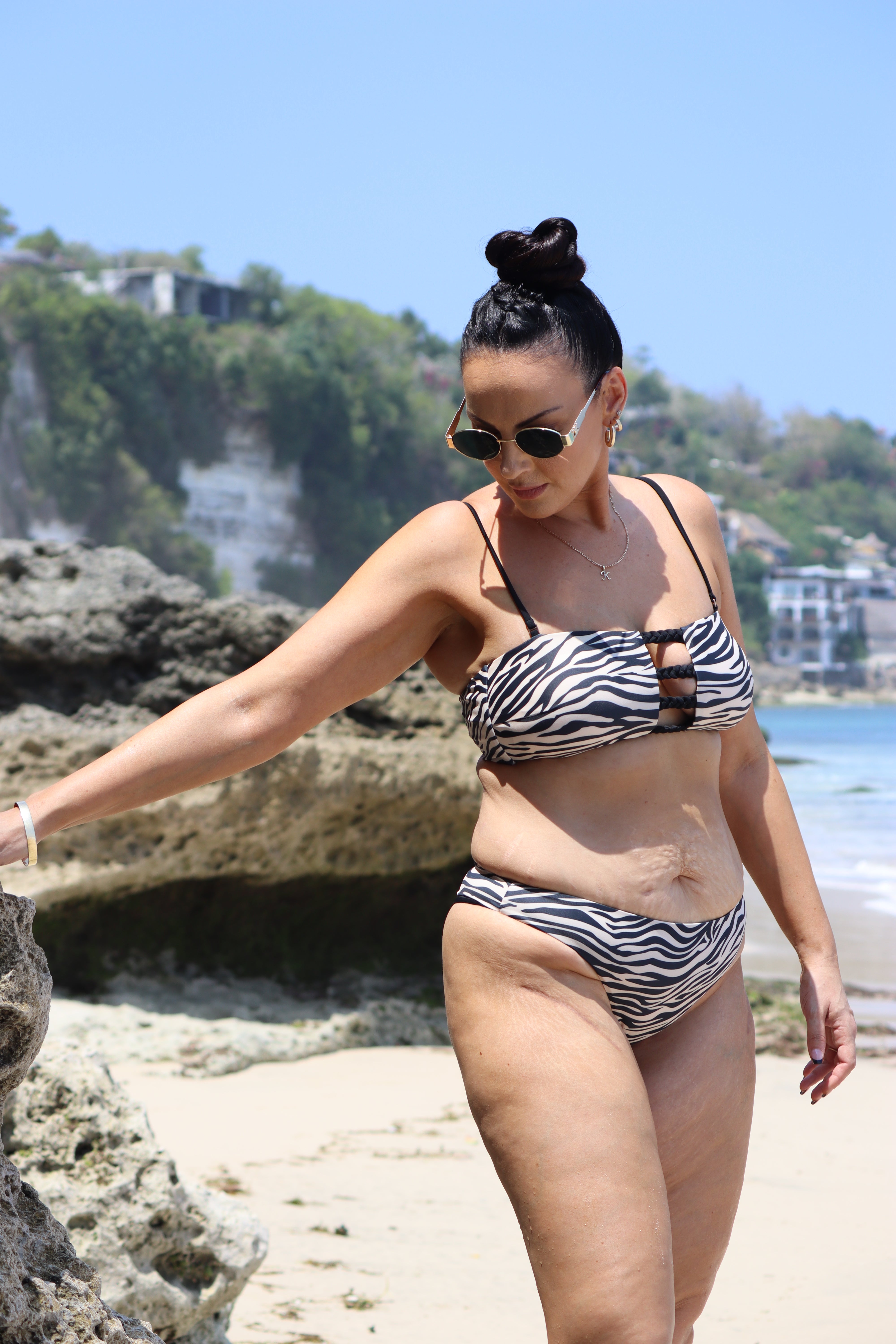 PHOEBE Bottoms - Cheeky Cut - Zebra