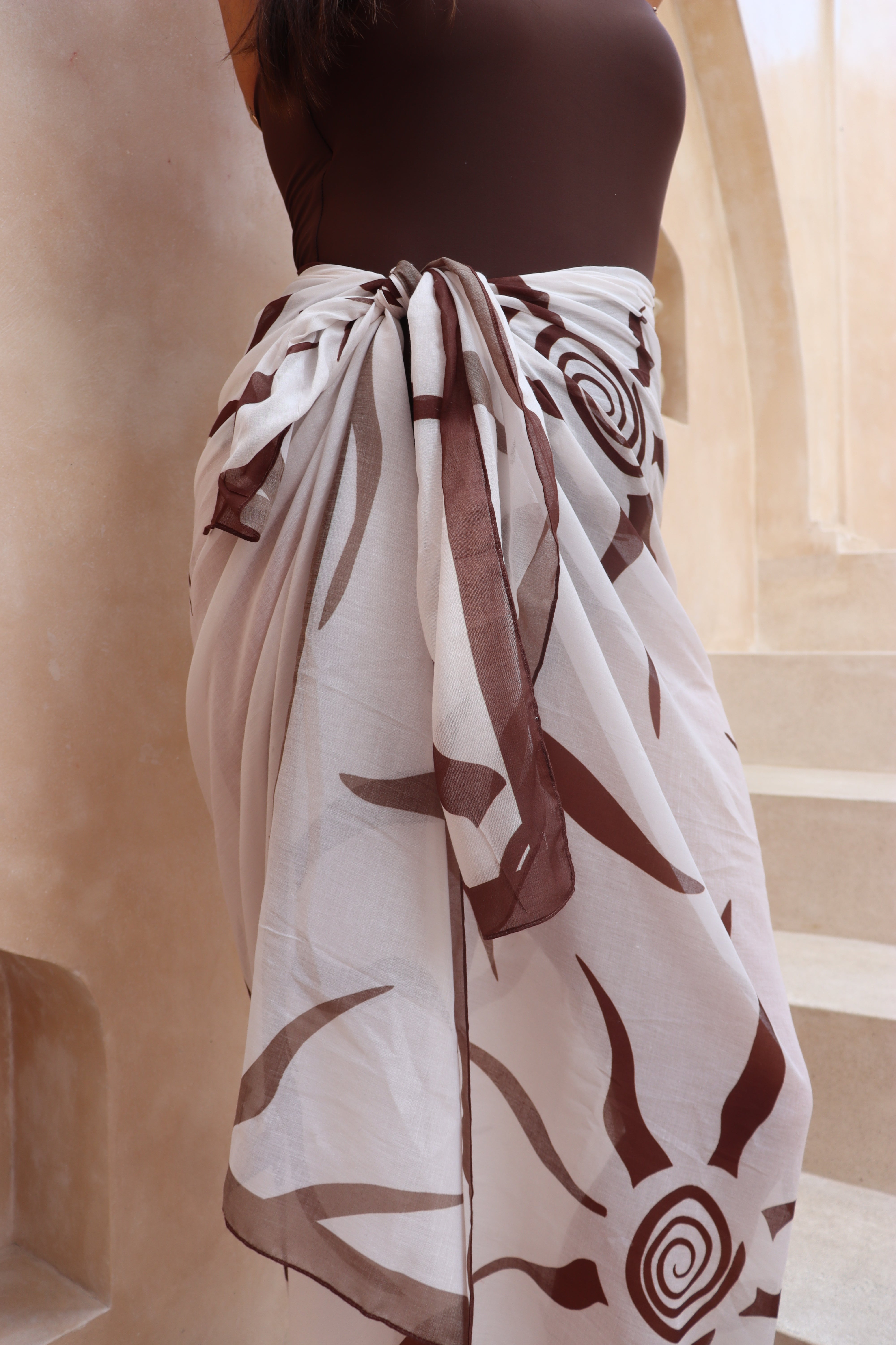 Sarong - Chocolate Brown