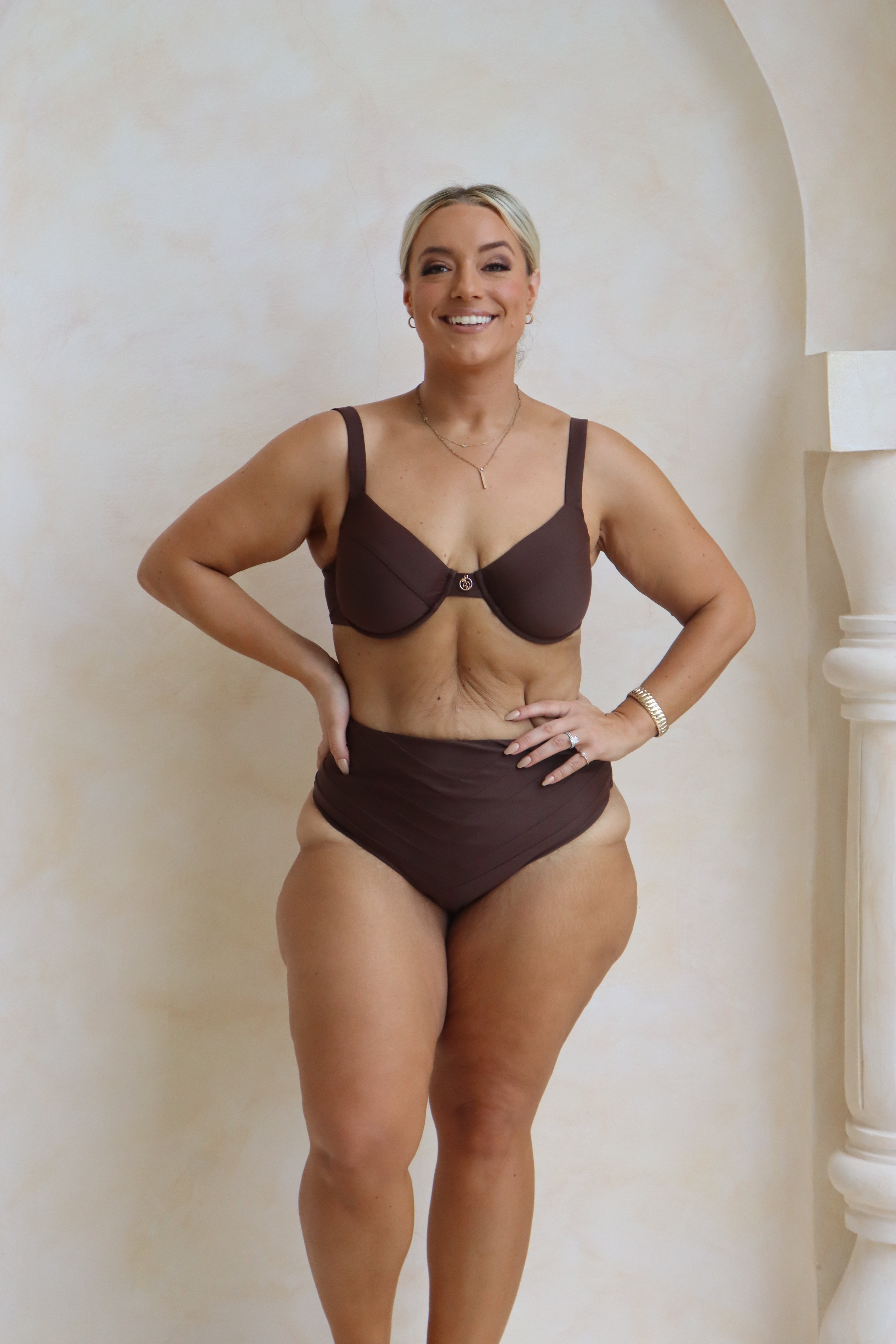 FREYA TOP (NEW DESIGN) - Chocolate Brown