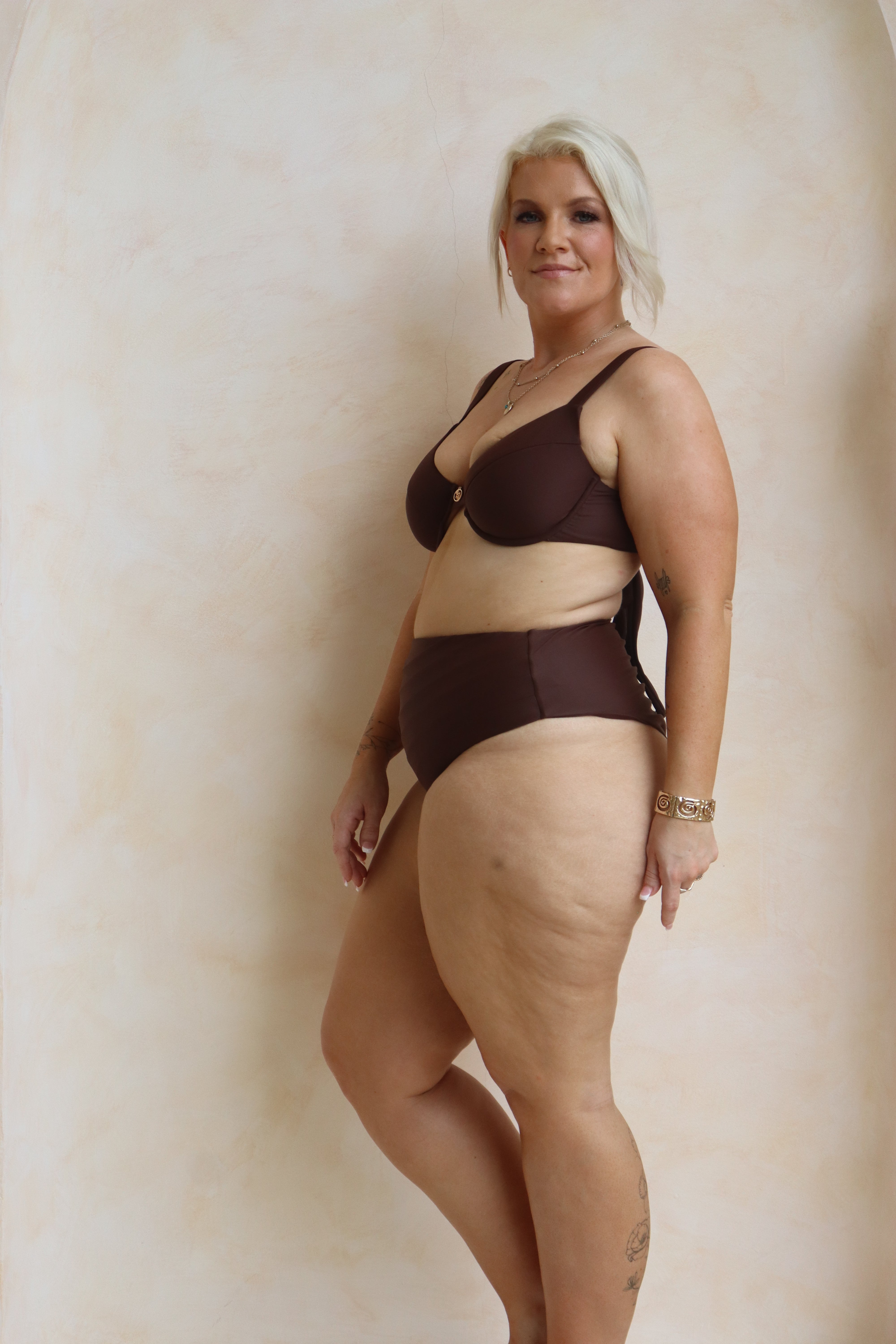 FREYA TOP (NEW DESIGN) - Chocolate Brown